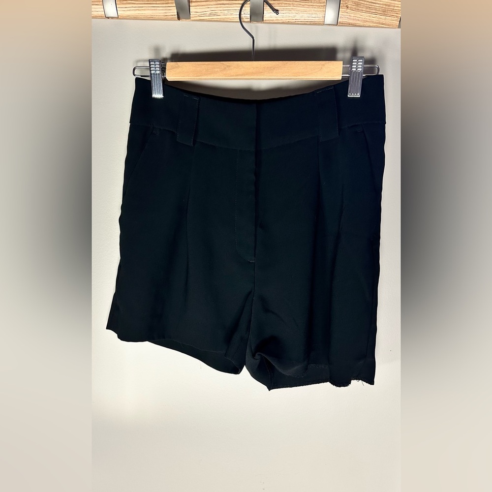 H&M Black High Waist Shorts